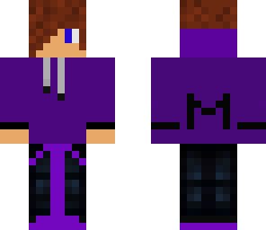 cool purple sweatshirt guy