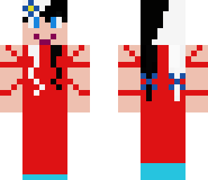 red dress