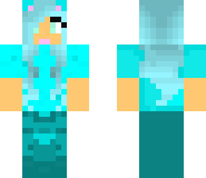 blue kitty girl