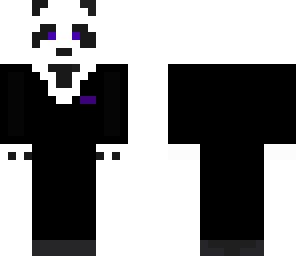 suited panda fixed