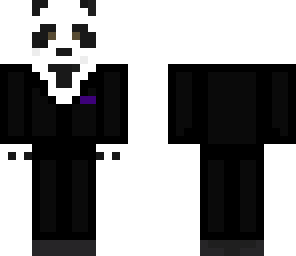 suited panda redone