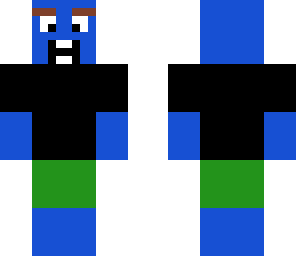 blue man