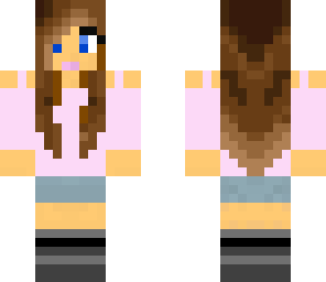 normal cute girl skin