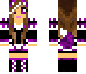 edited purple fox girl