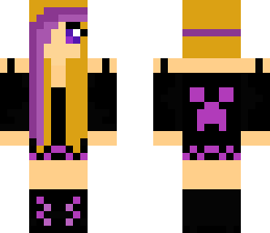 girl purple creeper