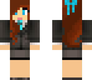 edited business girl with curly hair