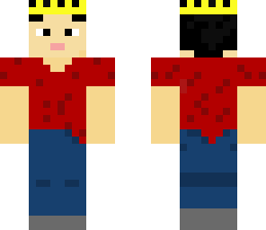 normal boy as a king