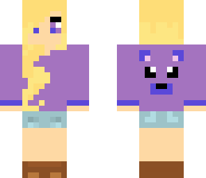 purple bear girl