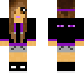 enderman hoodie girl