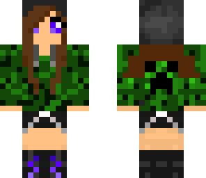 creeper hoodie girl remix