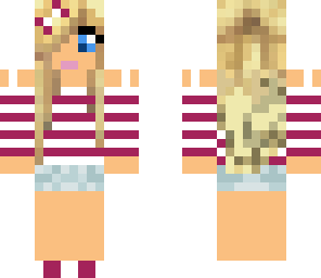 blonde summer girl