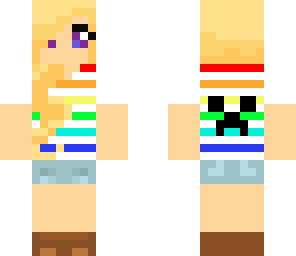 rainbow creeper girl
