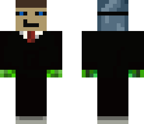 half squid half creeper with mask
