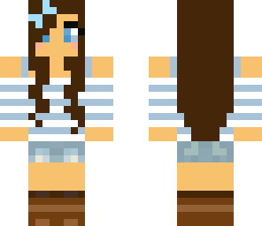 blue girl