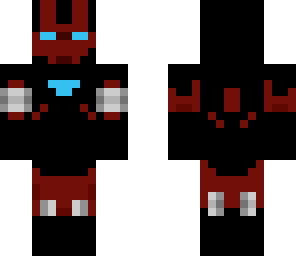 black iron man master skin