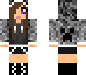 girl with creeper hoodie