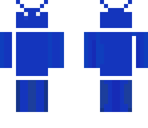 android in blue