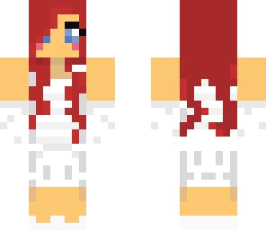 wedding dress red hair