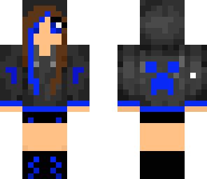 blue girl