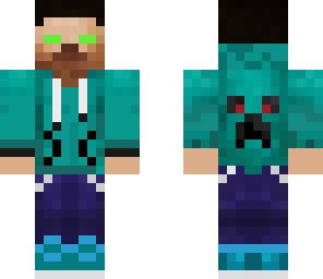 cool green eyed herobrine