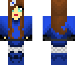 blue girl
