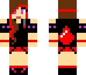 vampire hoodie skin with suspenders