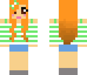 cute stripe girl