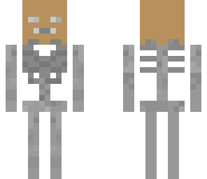 bag faced skeleton