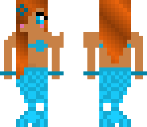 blue mermaid