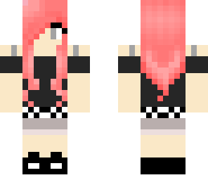 pink haired girl