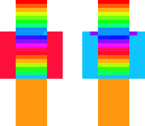 rainbow person