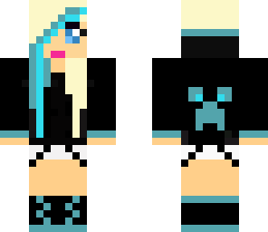blue creeper girl