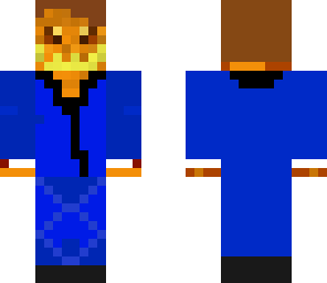 pumpkin man with no hat