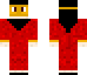 traditional khaliji woman- red