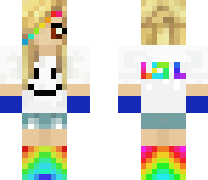 rainbow girl