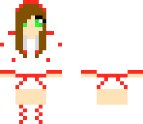 red white