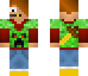 my custom skin with butter sword