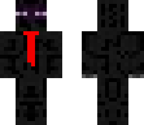 enderman with a tie