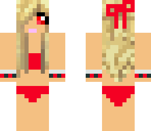 cute vampire girl in a bakini