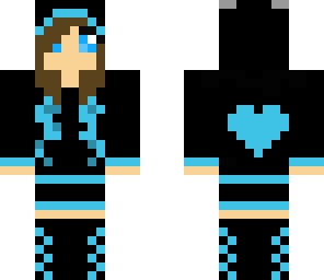 cute blue girl