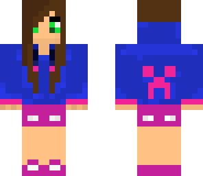 neon creeper girl