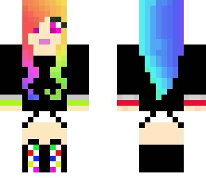 rainbow girl