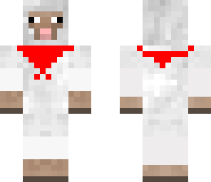 sheep with a bandana