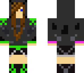 cool green girl 