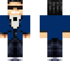 minecraft style blue