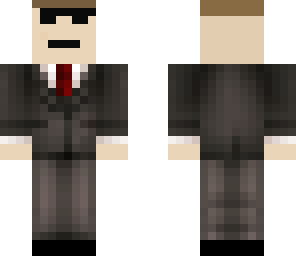 man in black