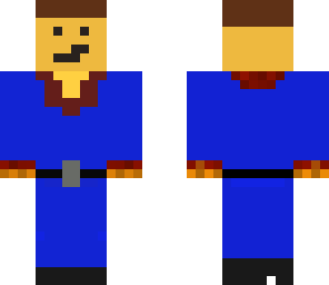 blue man