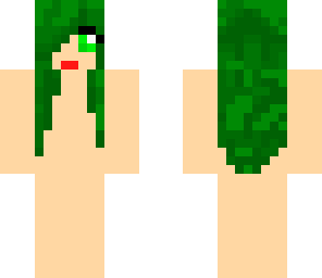 dark green girl hair base