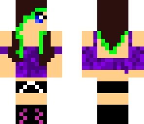 cool purple girl