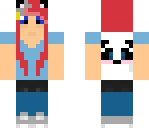 blonde pink panda hat guy